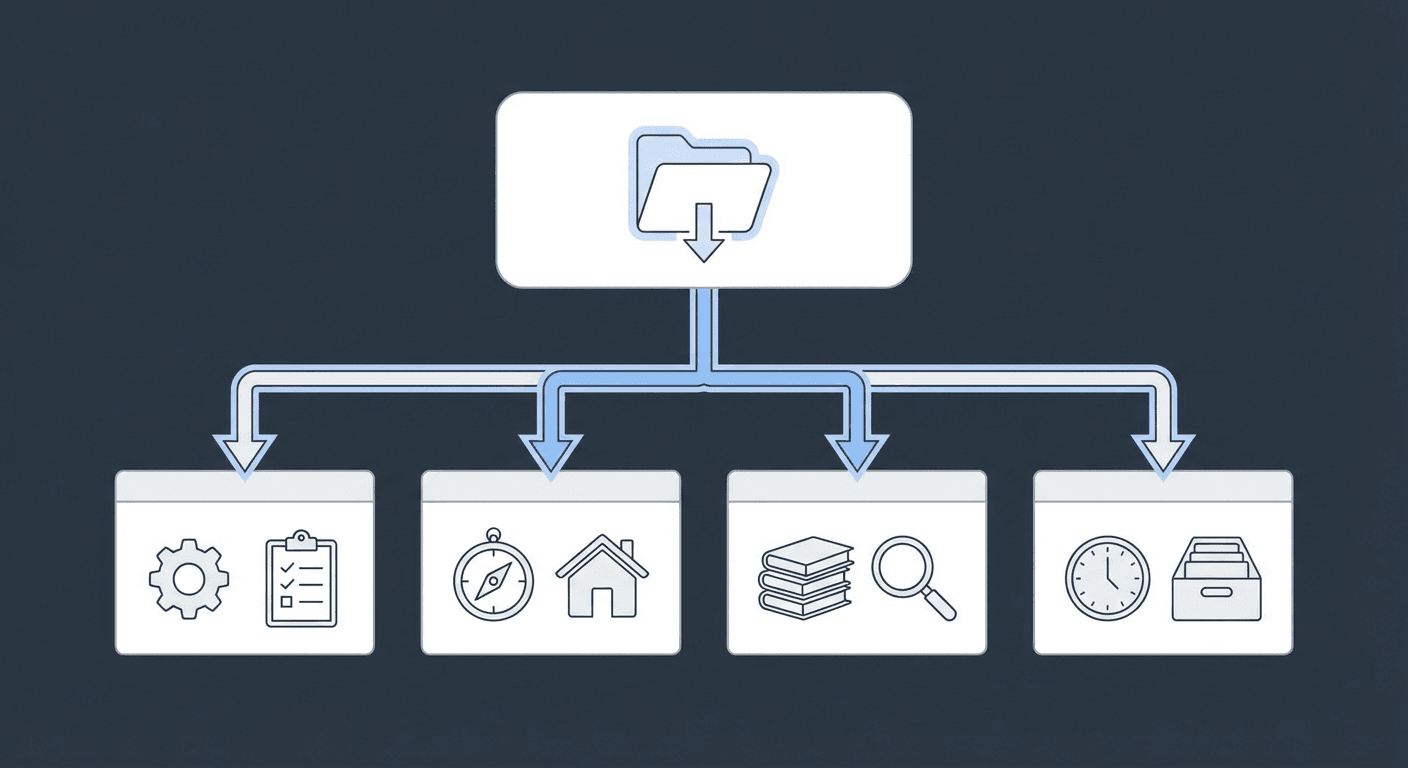 PARA 구조 다이어그램