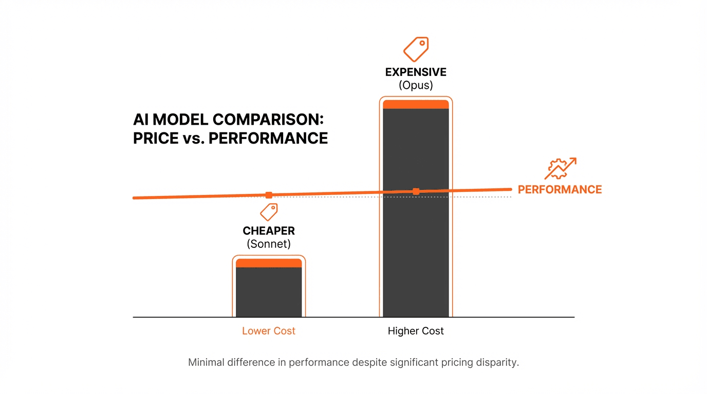 Sonnet vs Opus 가격 대비 성능