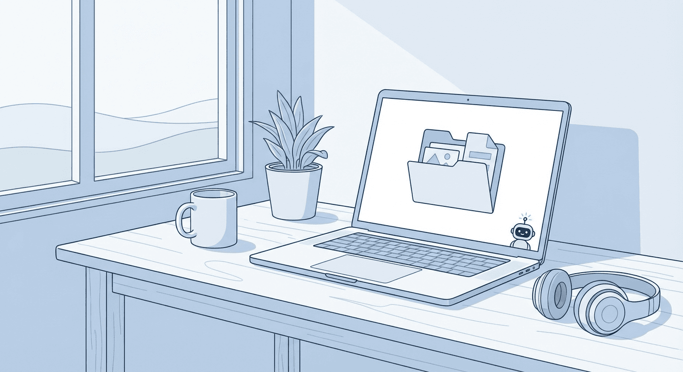 정리된 워크스페이스