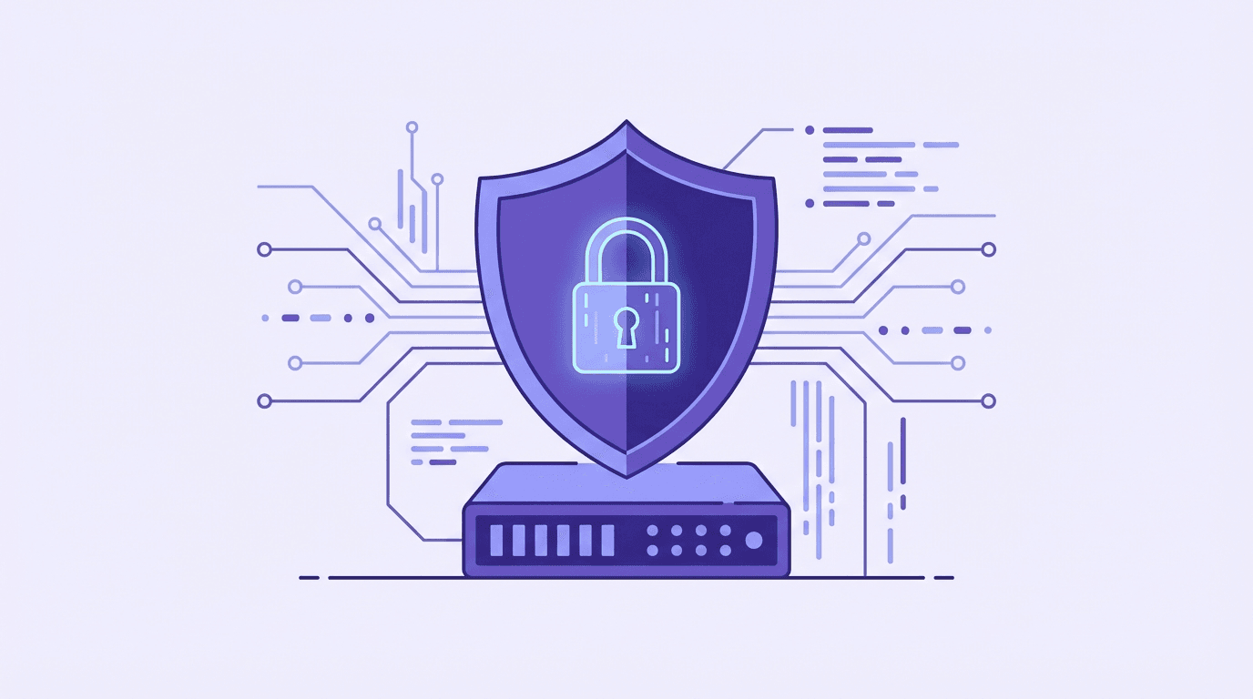 보안 — 디지털 잠금장치가 서버를 보호하는 모습